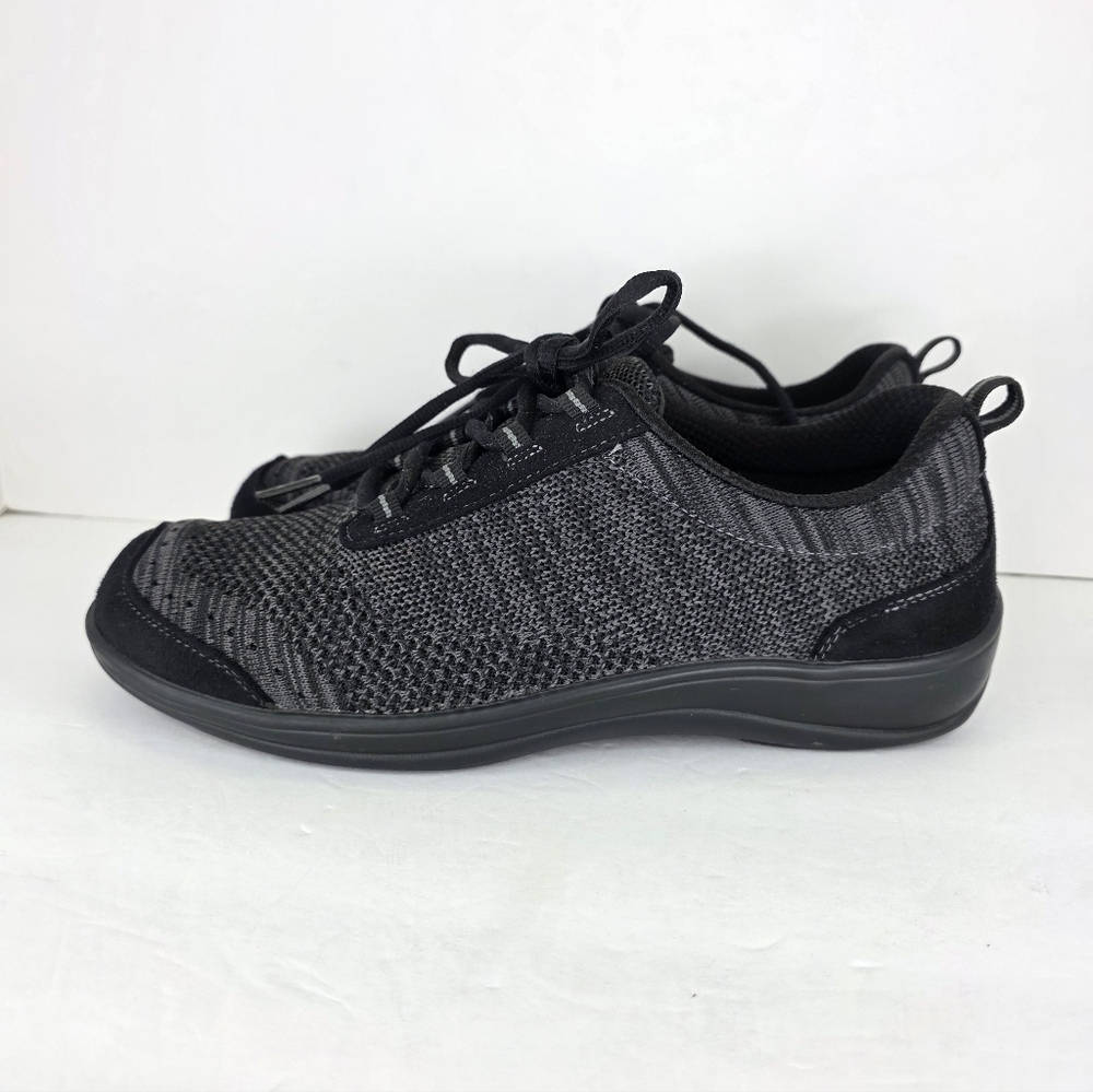 Orthofeet Lava Shoes Women's Black Walking Sneakers Comfort Diabetic Size 9.5 B - Picture 3 of 15